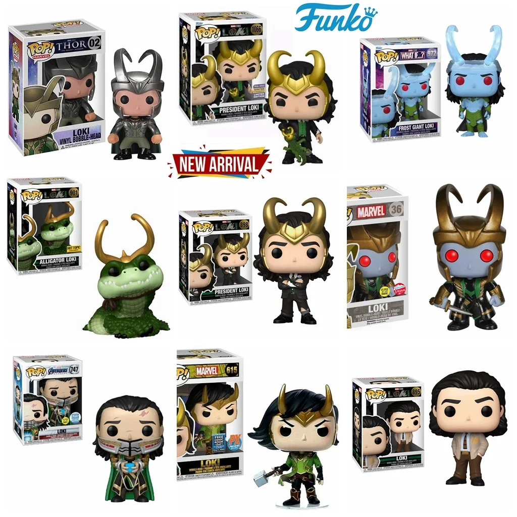 Funko Pop 10 Stili Loki 1066 # Presidente Loki Frost Giant Loki 972 #898 #895 # Loki 747 # Venomized Loki 368 #901 # Figure In Vinile