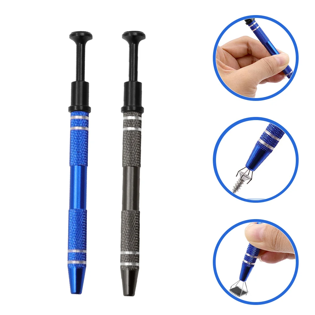 2 Pcs Circuit Board Puller Ic Chip Grabber Ic Chips Metal Grabber 4 jaw