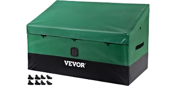 SucceBuy Outdoor Storage Box Patio Deck Box 100 /150 /230 Gallon Waterproof PE Tarpaulin Patio & Garden Furniture Home & Garden