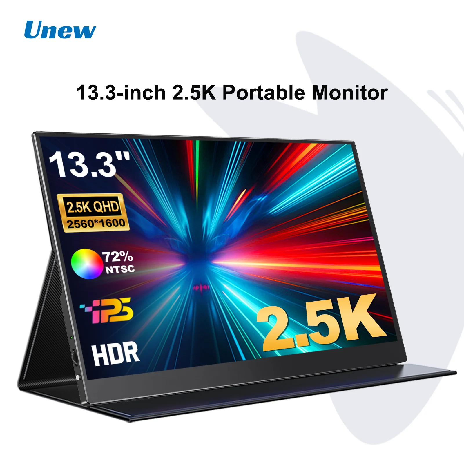 Unew ポータブルモニター 13.3 インチ 2560*1600 2.5K ゲーム表示画面