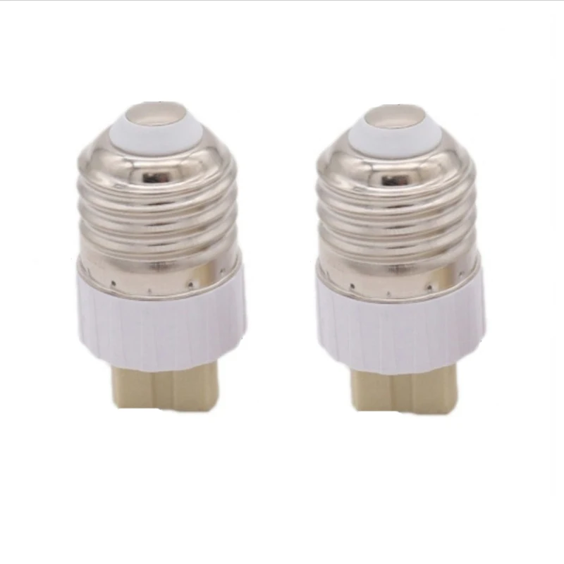 1/5/10Pcs E27 To G9 Flame Retardant Pc Ceramic Lampholder Conversion Head for Led Energy Saving Lamp Base Type Adaptor E2