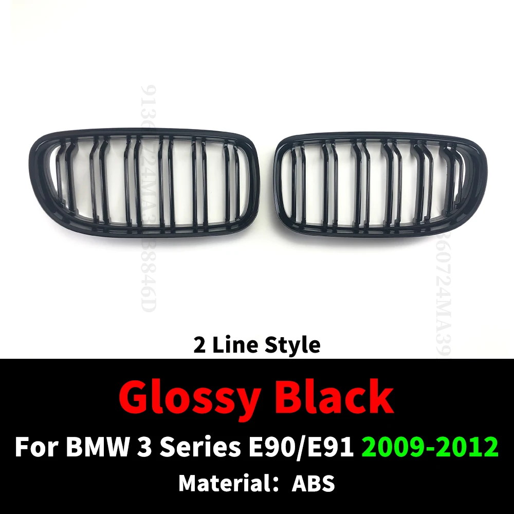 Frontstoßstange Nierenhaubengrill Racing Grill Facelift Tuning Zubehör für BMW E90 E91 3er 2005–2012 325i 320i 330i 335i – Detail 9