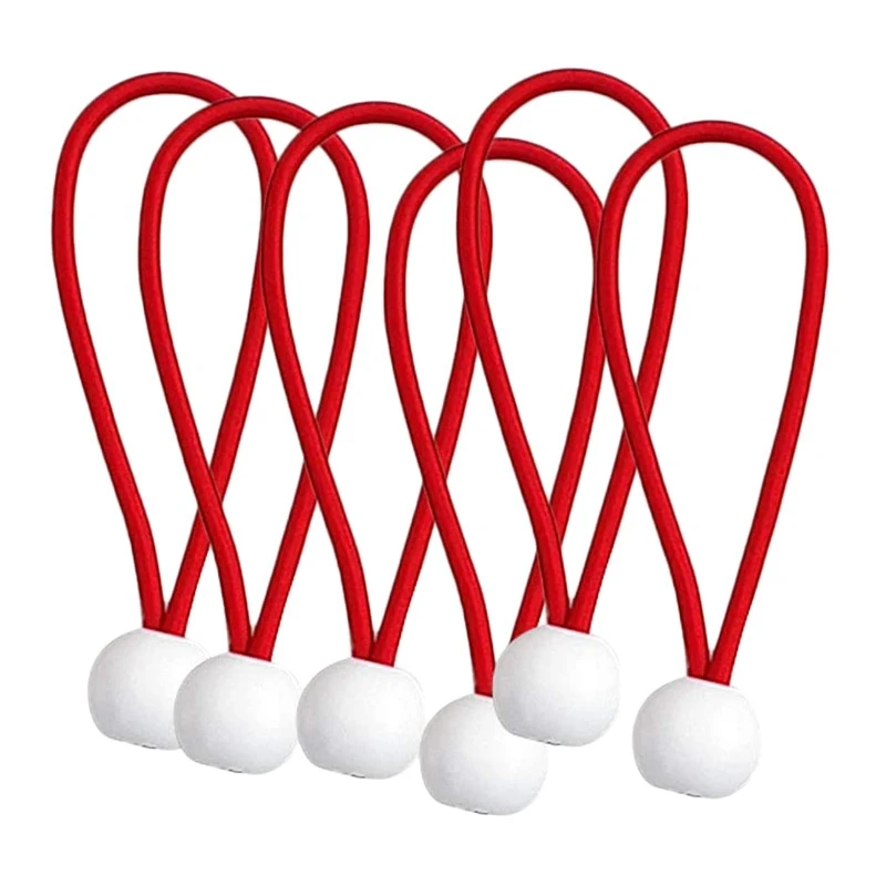 

6 шт. эластичный шнур и шариковый ремешок для палаток, брезента, баннера и другого общего назначения