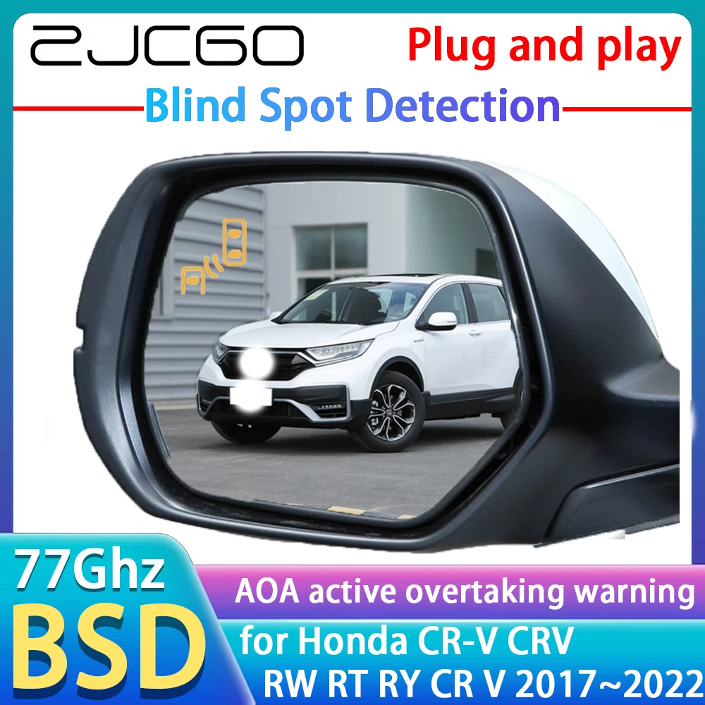 77GHz Radar Detector BSD Blind Spot Detection Alert Mirror Assistance Accessories for Honda CR-V CRV RW RT RY CR V ~