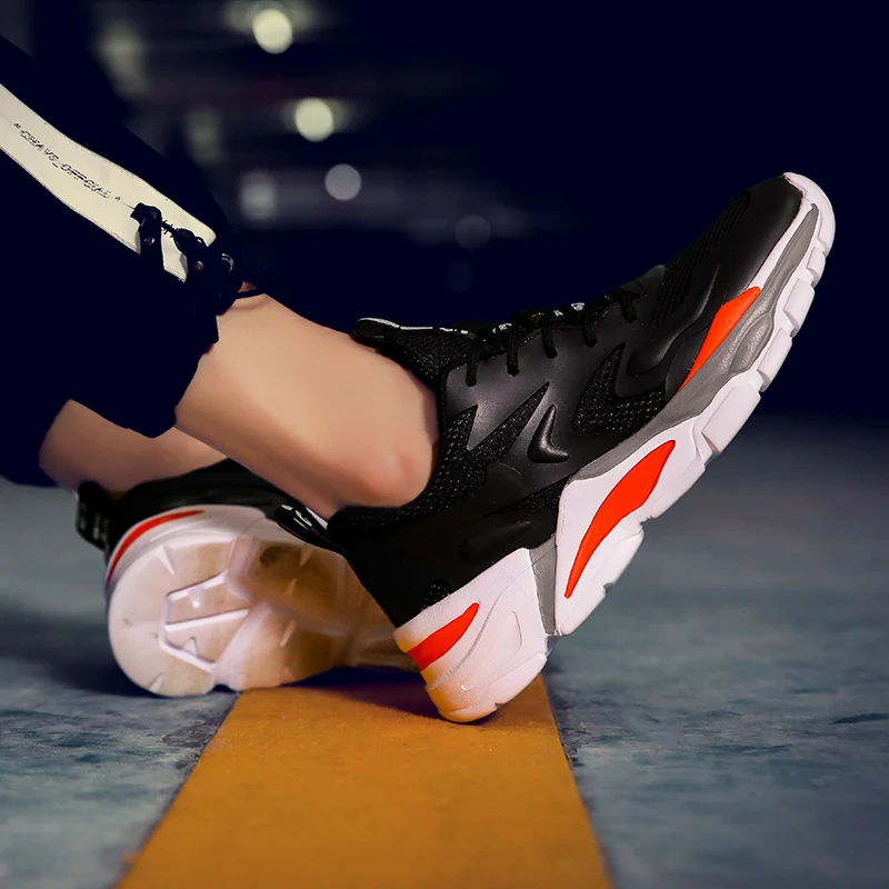 2022 Spring New Men Casual Shoes Lace Up Men Shoes Lightweight Comfortable Breathable Walking Sneakers 12 Tenis Feminino Zapatos