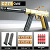 CZ75 Soft Bullet Gun Toy Shell Throwing Manual Air Soft Pistol Weapons Outdoor Realistic Toys Guns for Boys Children Adult Gifts 1