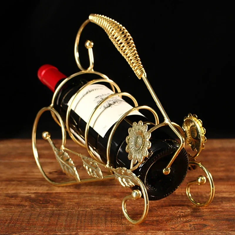 Wine Bottle Holder Antique Brass Wine Rack Bombay Elegant Wine