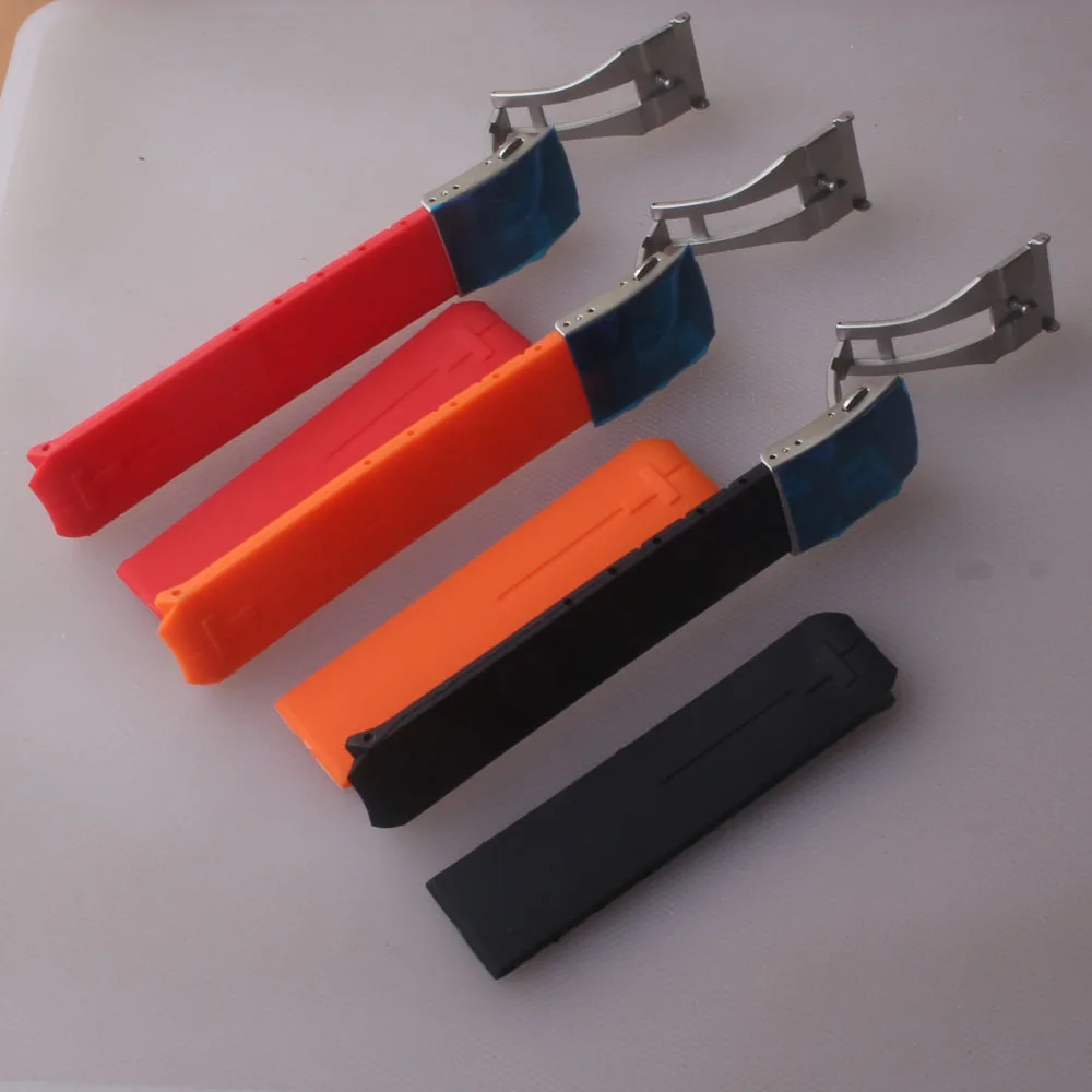 20Mm Soft Nature Rubber Cinturino In Silicone Cinturino Fit Tissot Straps Z353 Accessori Sportivi Strumenti Gratuiti Nero Rosso Arancione Blu