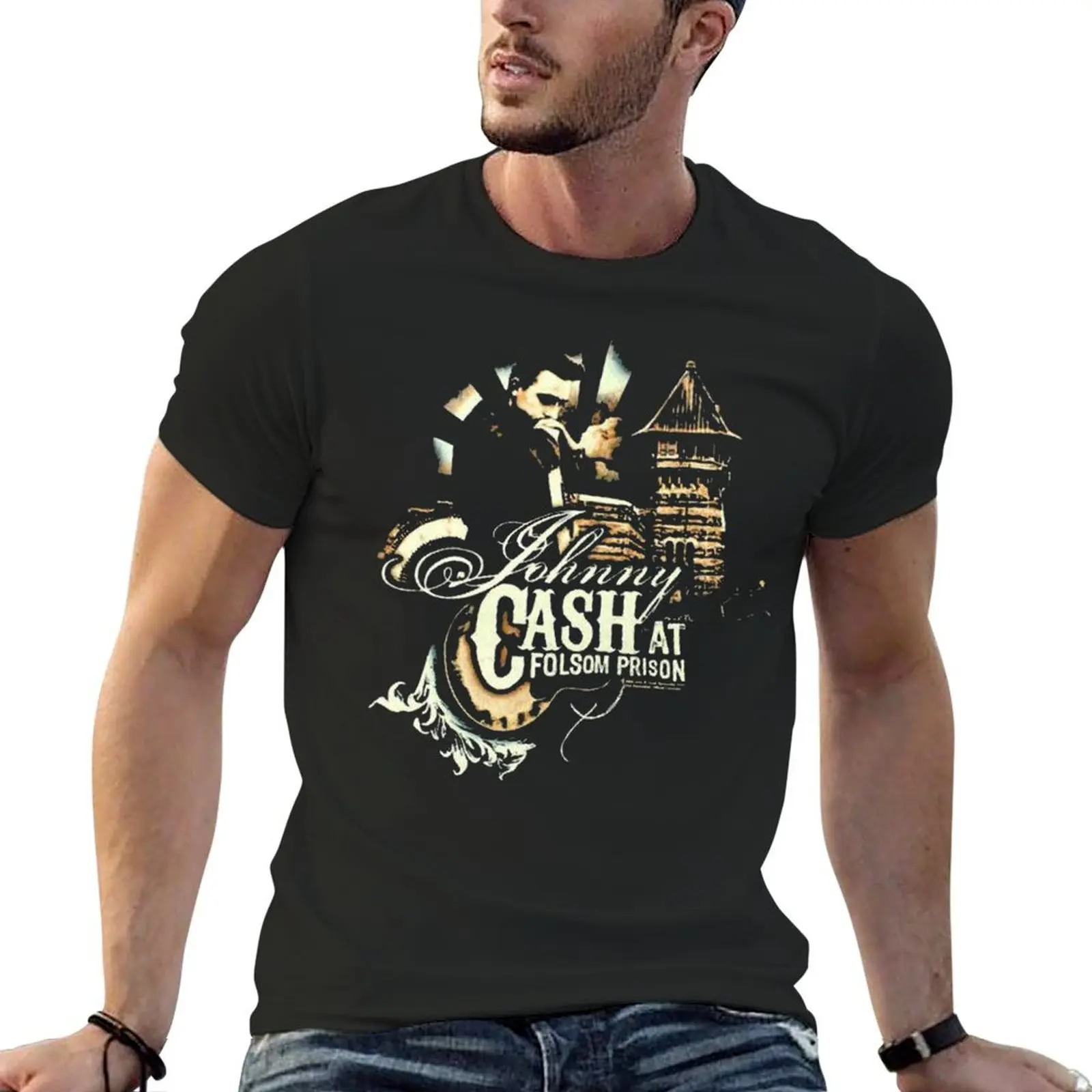 vintage prison T-Shirt customizeds custom shirt customs design your own funnys fitted t shirts for men