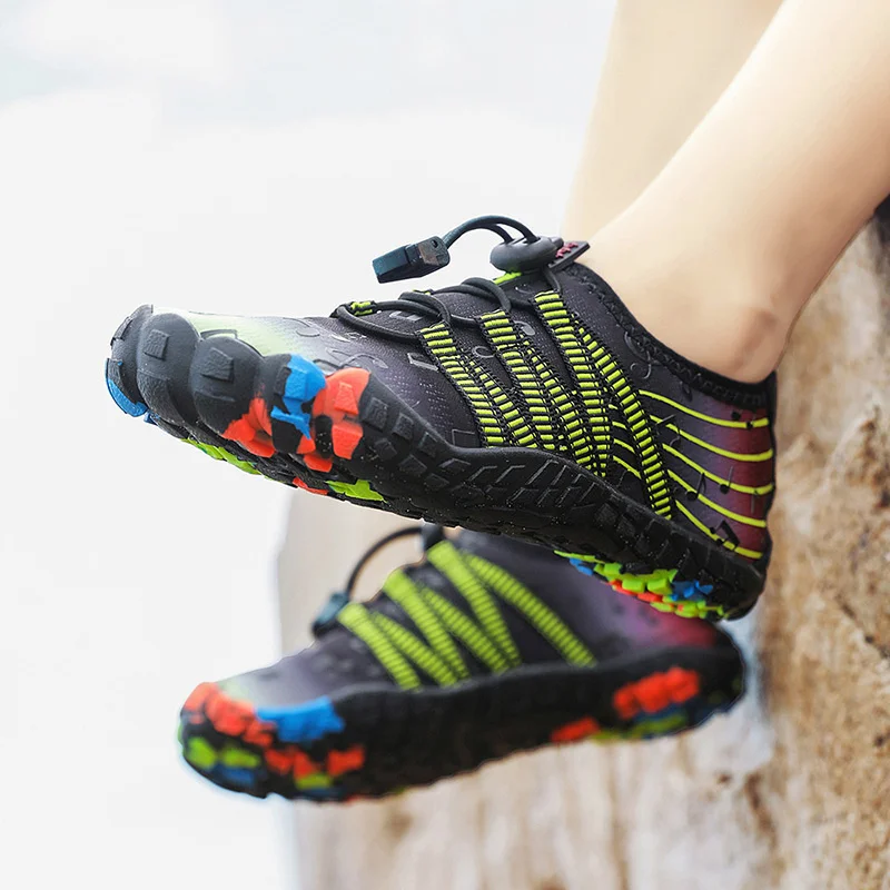 Children Quick-Dry Water Sports Shoes Boy Girl Breathable Aqua Shoes Swimming Beach Sneakers Diving Barefoot Surfing Wading Shoe
