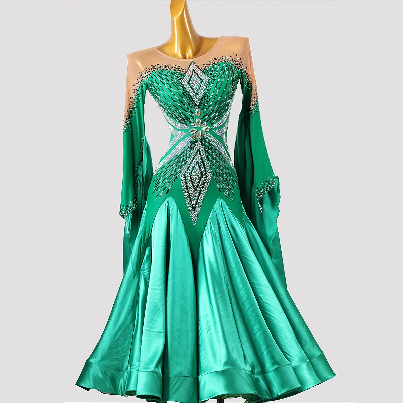 New Ballroom Dance Competition Dresses Dance Costumes Waltz Dress For