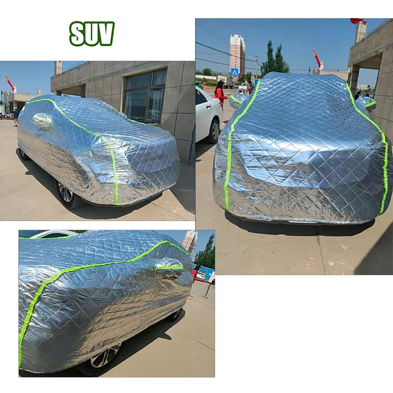 Winter Car Cover Outdoor Cotton Thickened Awning For Car Anti Hail  Protection Snow Covers Sunshade Waterproof Dustproof for SUV - AliExpress