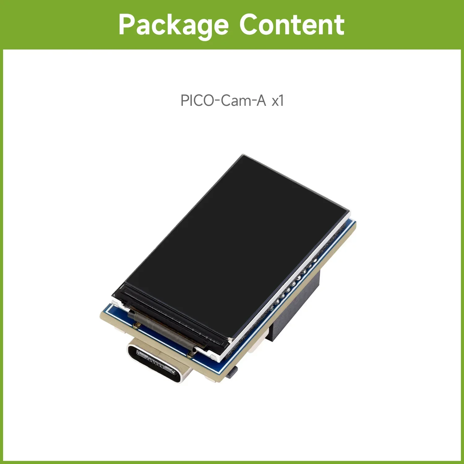 Waveshare ũƮѷ ī޶  , º HM01B0 ׷  ī޶, 1.14 ġ IPS LCD ÷, RP2040