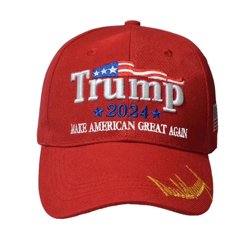 Hot Trump American Presidential Hat Make America Great Again Hat Donald-Trump Republican Cap Embroidered Mesh Cap