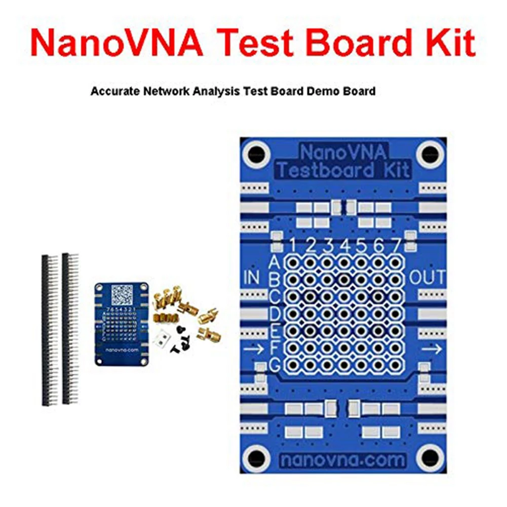 NanoVNA Vector Network Analyzer Test Board Kit for NanoVNA Network Analysis Test Board Demo