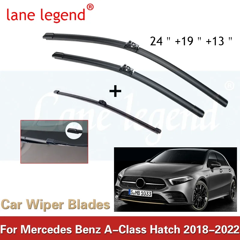 Передняя Задняя щетка стеклоочистителя для Mercedes Benz A Class W177 2018-2022, лобовое стекло аксессуары для лобового стекла A180 A200 A220 A250 180 2019 Передняя Задняя щетка стеклоочистителя для Mercedes Benz A Class W177 2018-2022, лобовое стекло аксессуары для лобового стекла A180 A200 A220 A250 180 2019