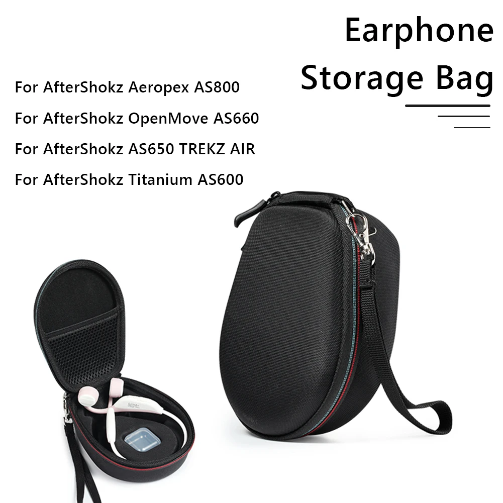 Headset EVA Case Storage Bag Carrying Box for-Aftershokz Trekz Air Aeropex AS600 AS650 AS660 AS800 Headphone Case Accessories