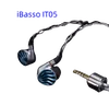 IBasso/IT05 Chromium Nanodiaphragm Dynamic Coil In Ear HIFI Wired Earphones MMCX 3.5 4.4 1
