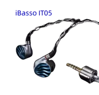 IBasso/IT05 Chromium Nanodiaphragm Dynamic Coil In Ear HIFI Wired Earphones MMCX 3.5 4.4 1