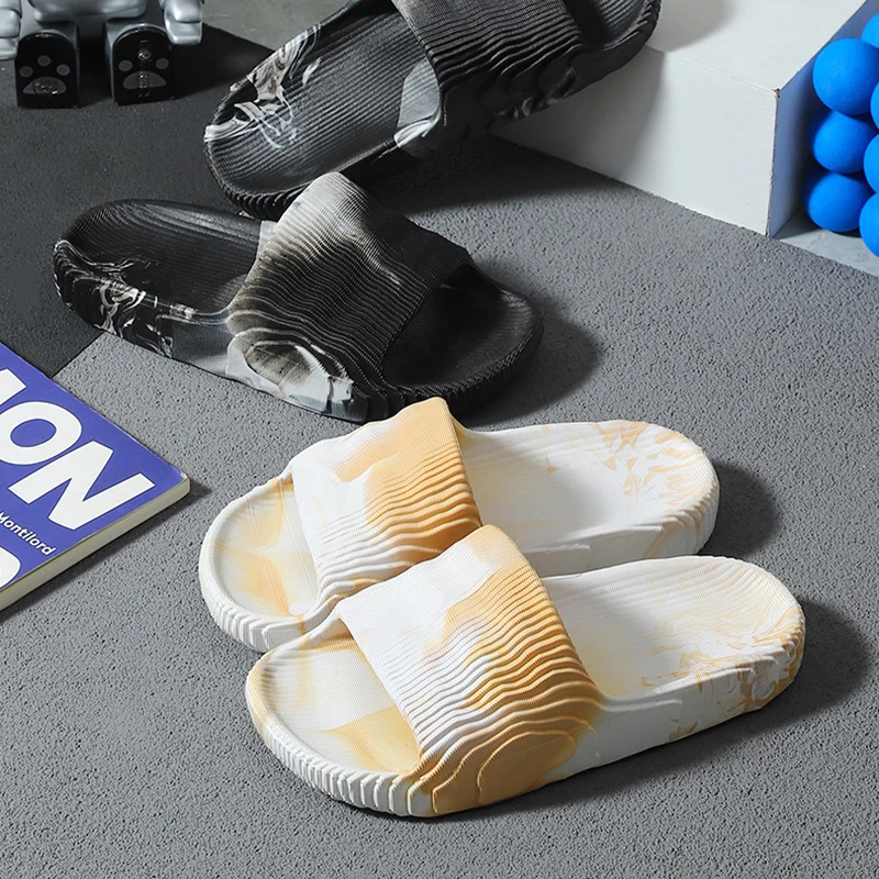 3D Printing Stlye Outdoor Slippers Summer Indoor Bathroom Anti-Slip Soft Sole Lover Shoes Trend Couples Sandals Women Men sports shoes leather sandals summer sandals sports slippers mens shoes