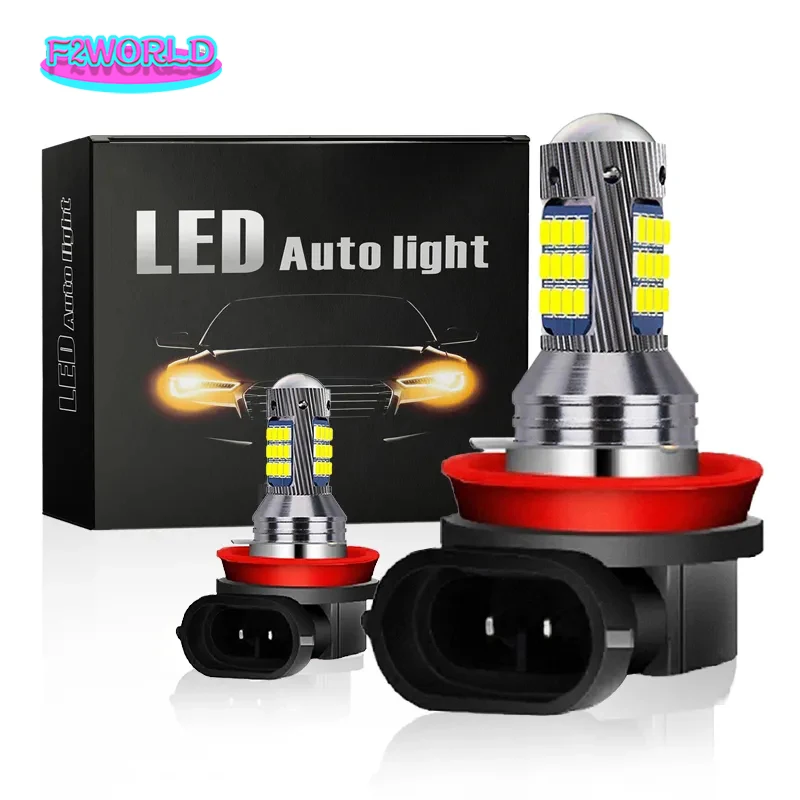 

50PCS H1 H3 H11 H8 9006 HB4 881 880 H27 2016 42SMD Super Bright LED Auto Fog Lamp Car Anti Fog Light Bulb Foglamps 6000K White