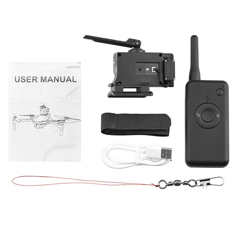 Drone Thrower Airdrop Air Drop System For DJI Mavic 2/Pro/Air 2/Air/FIMI X8SE Wedding Ring Fishing Bait Life Rescue