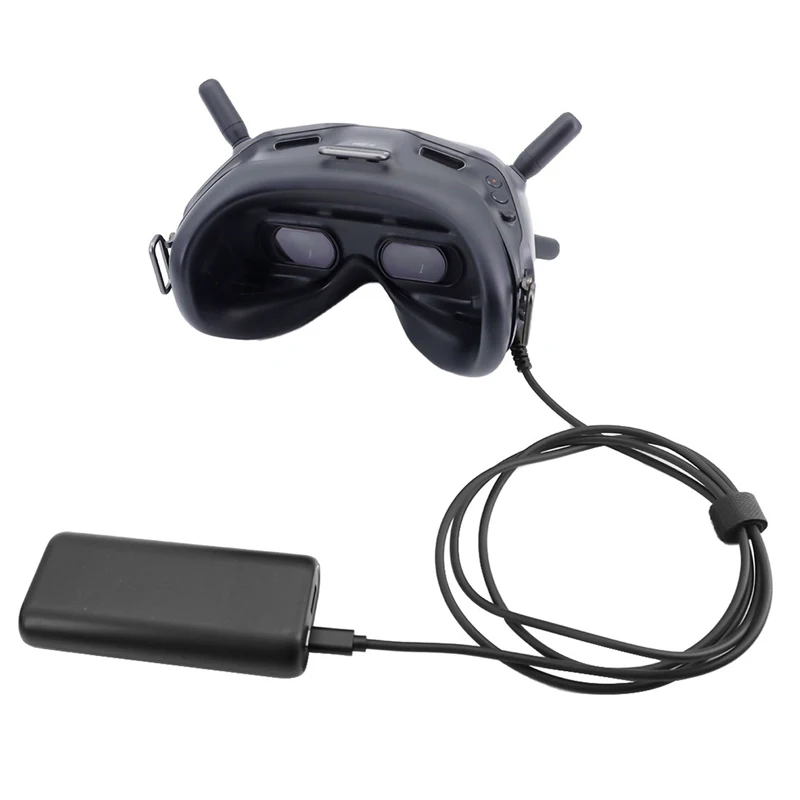 PD Fast Charger Power Bank Cable for DJI FPV/Avata Goggles 2 Glasses Power Supply Charging Cable for DJI Googles V2 Accessories Drone Goggles Accessories