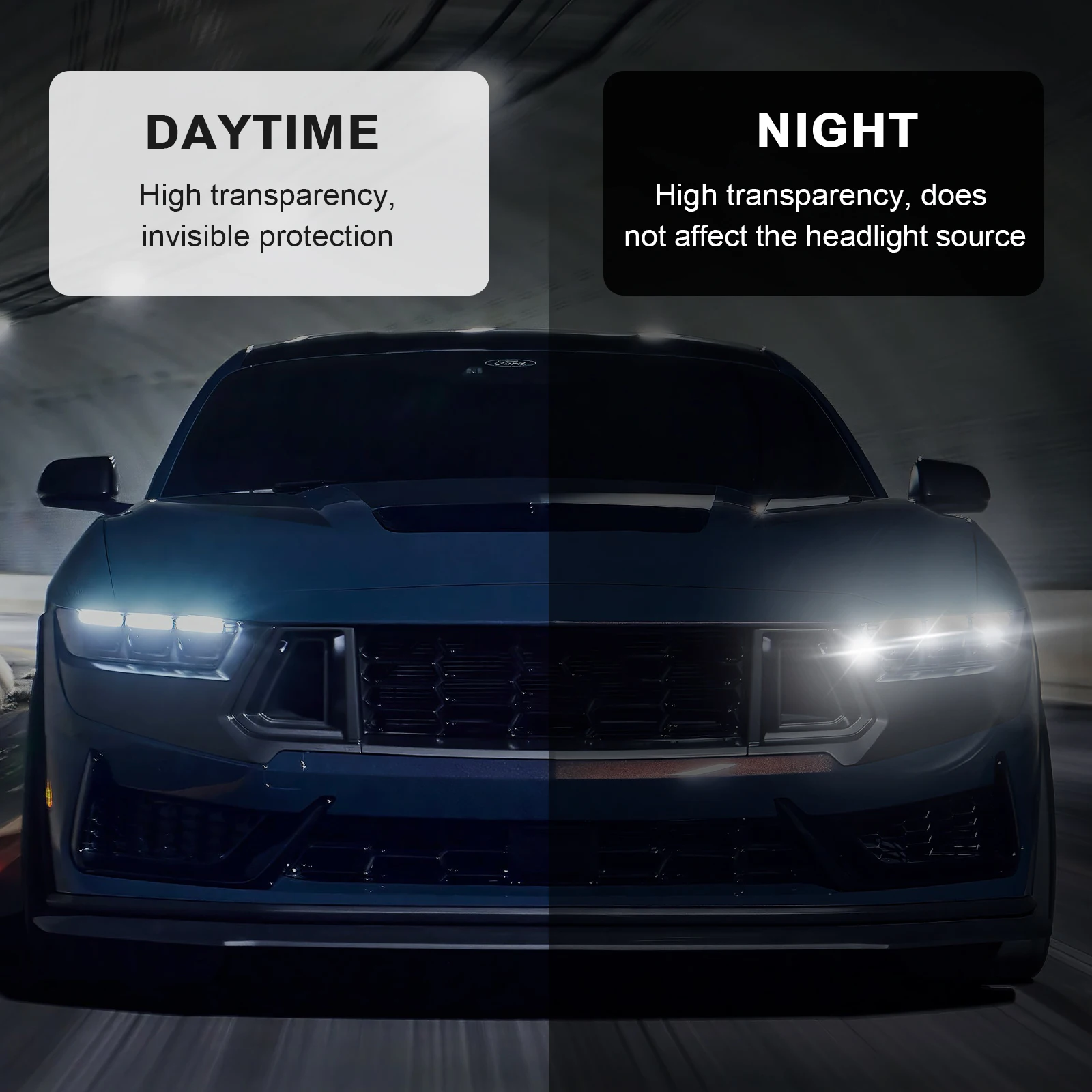 Für Ford Mustang Dark Horse GT 2024-2026 Unsichtbare Auto-Folierung TPU-Film Schutzschicht Kratzfeste Autoteile Zubehör – Detail 9