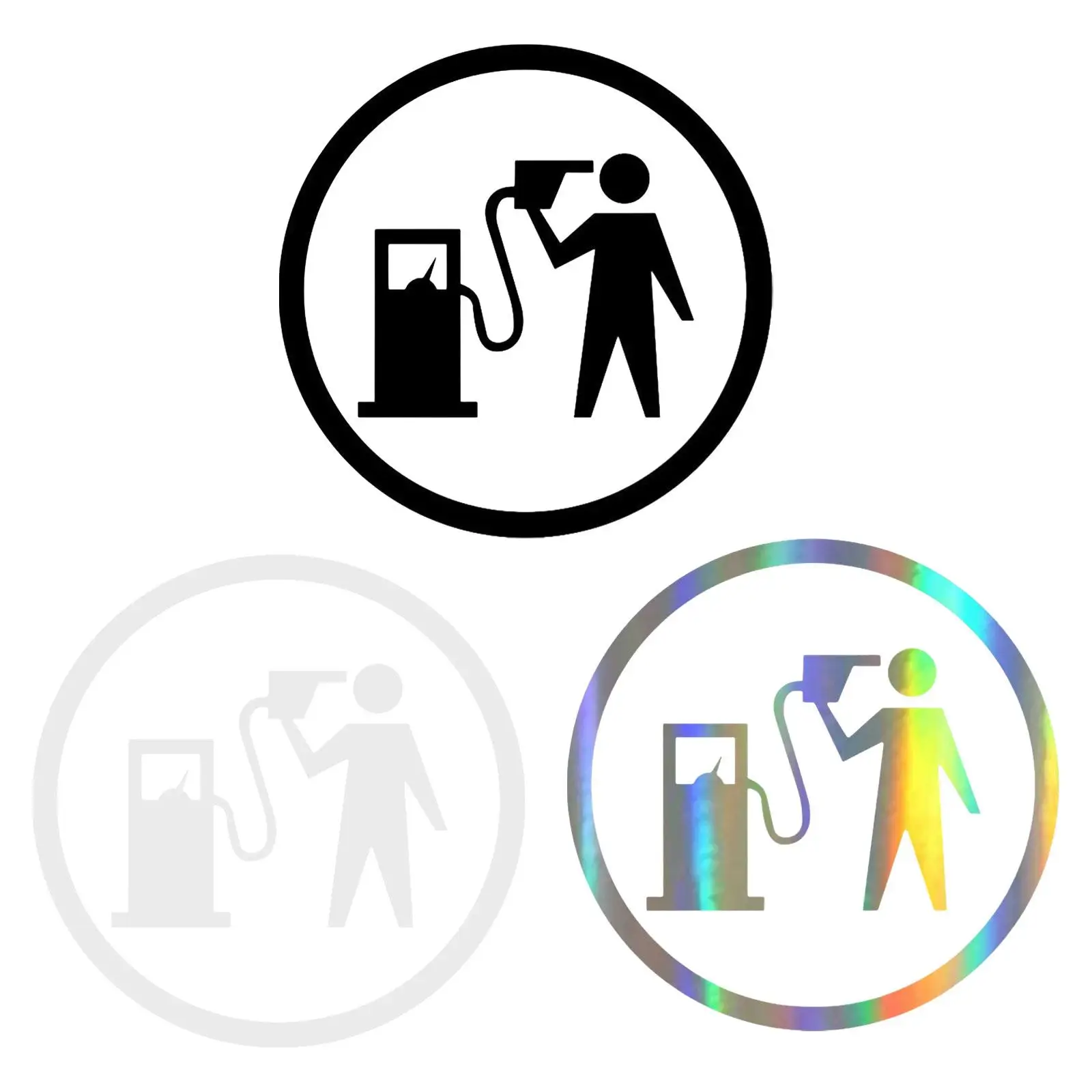 

Забавная Автомобильная наклейка топливный манометр крышка Автомобильная наклейка для двери топливный бак крышка окно