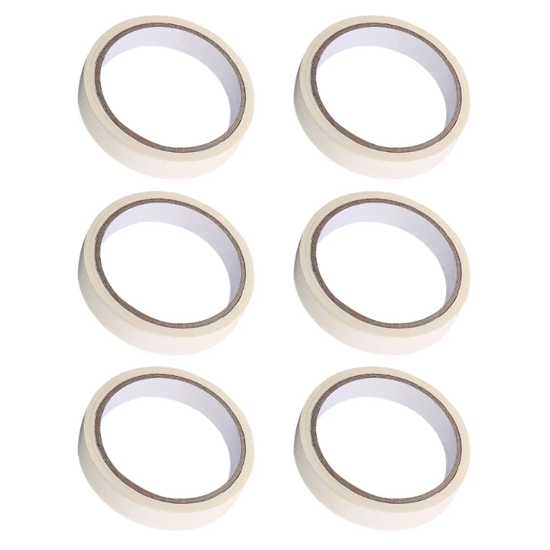 6Pcs 마스킹 테이프 화가 마스킹 테이프, 12MM 18MM 24MM 36MM 48MM 그림 테이프 접착 종이 테이프 그림 장식