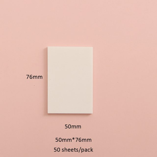 Sheets Transparent Sticky Notepad Waterproof Self-Adhesive Memo Notes Pads School Office Stationery Home Stick it Notes