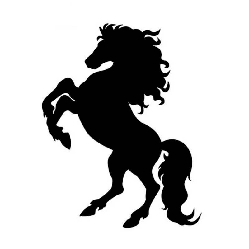 

Handsome Horse Personality Fashion Car Stickers PVC Body Accessories Window Applique Laptop Decoration Waterproof Auto Decal
