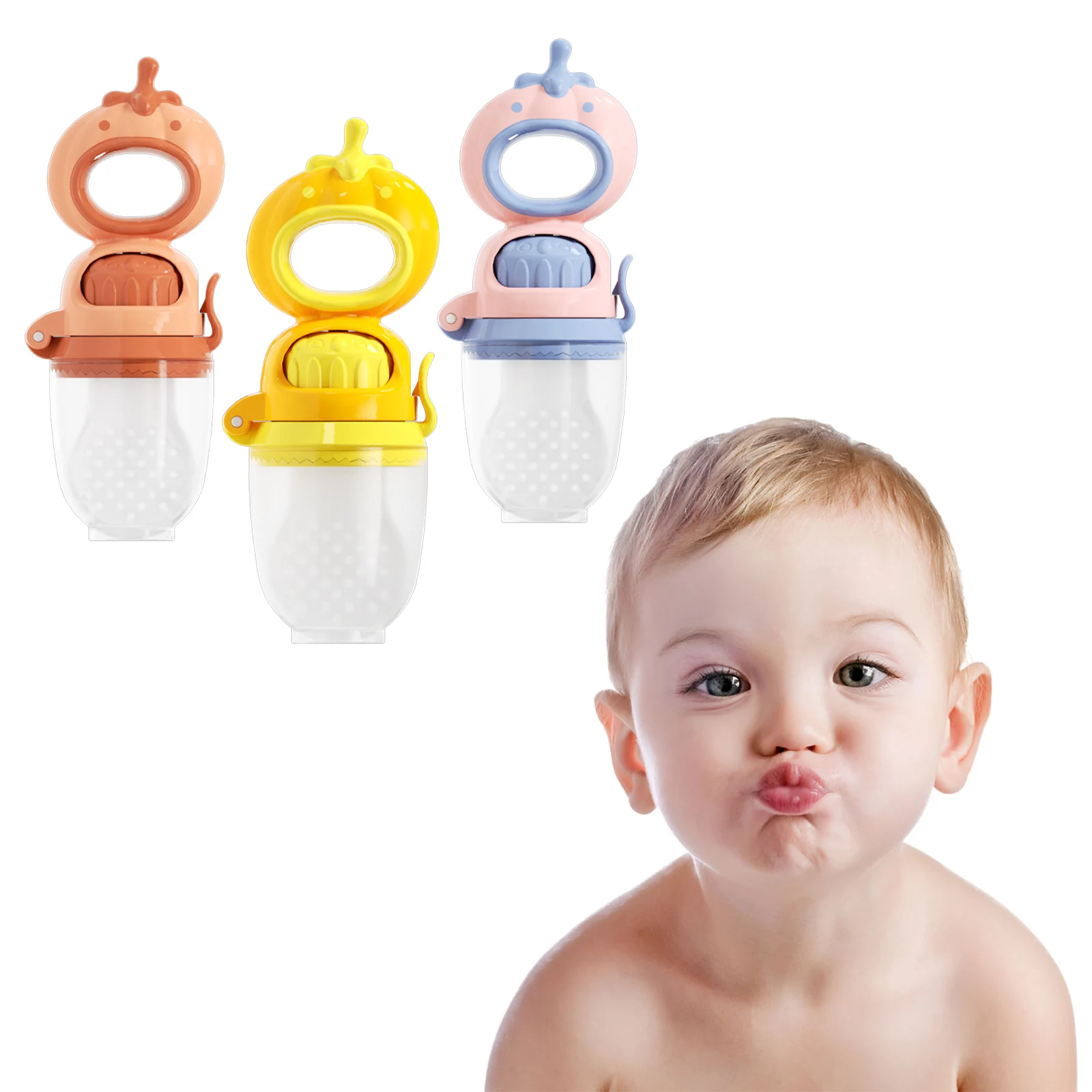 Baby Teether for Teeth Bebi Pacifier Fresh Food Feeder Babies