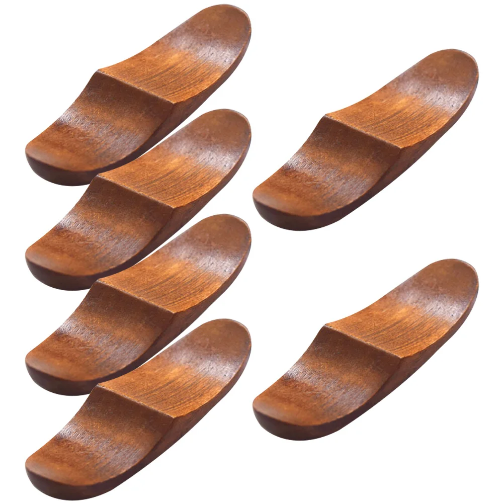 

6Pcs Wooden Chopsticks Rest Japanese Style Vintage Chopstick Holder Dinnerware Tableware Holder Stand