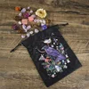 Velvet Tarot Bag Butterfly Printed Dice Bag Animal Crystal Stone Jewelry  Drawstring Fabric Pouch Tarot Cards Storage Bag Gift 6