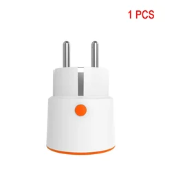 Smart Home Zigbee 3.0 Power Plug - 16A EU Outlet with Child Lock and Remote Control (1 PC)
