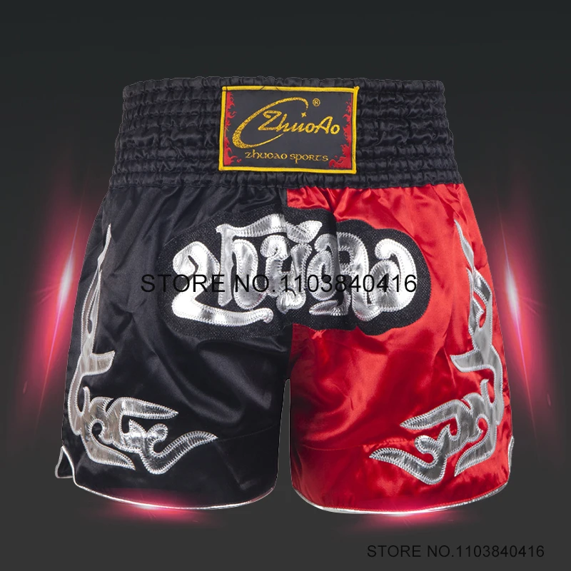 

Шорты с вышивкой для тайского бокса, женские шорты для детей, драки, боевые искусства, одежда для тренировок и занятий спортом