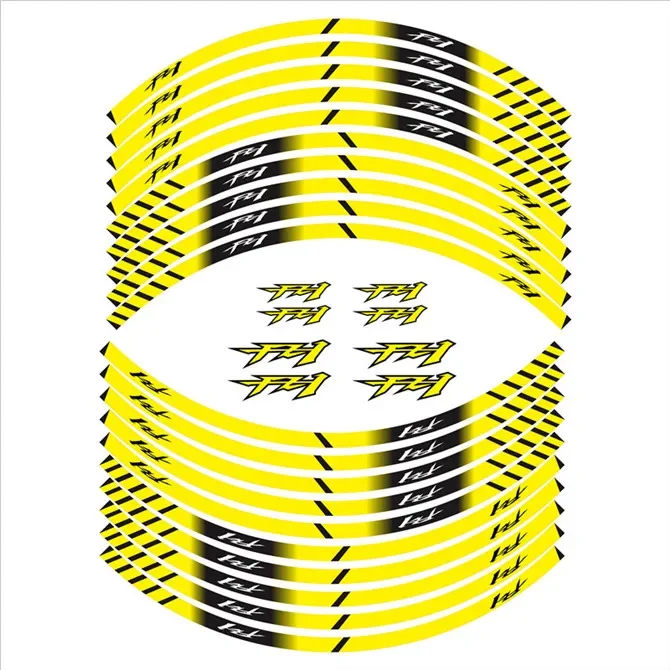 

For YAMAHA YZF FZ1 Motorcycle Parts Contour Wheel Decoration Decal Sticker - B