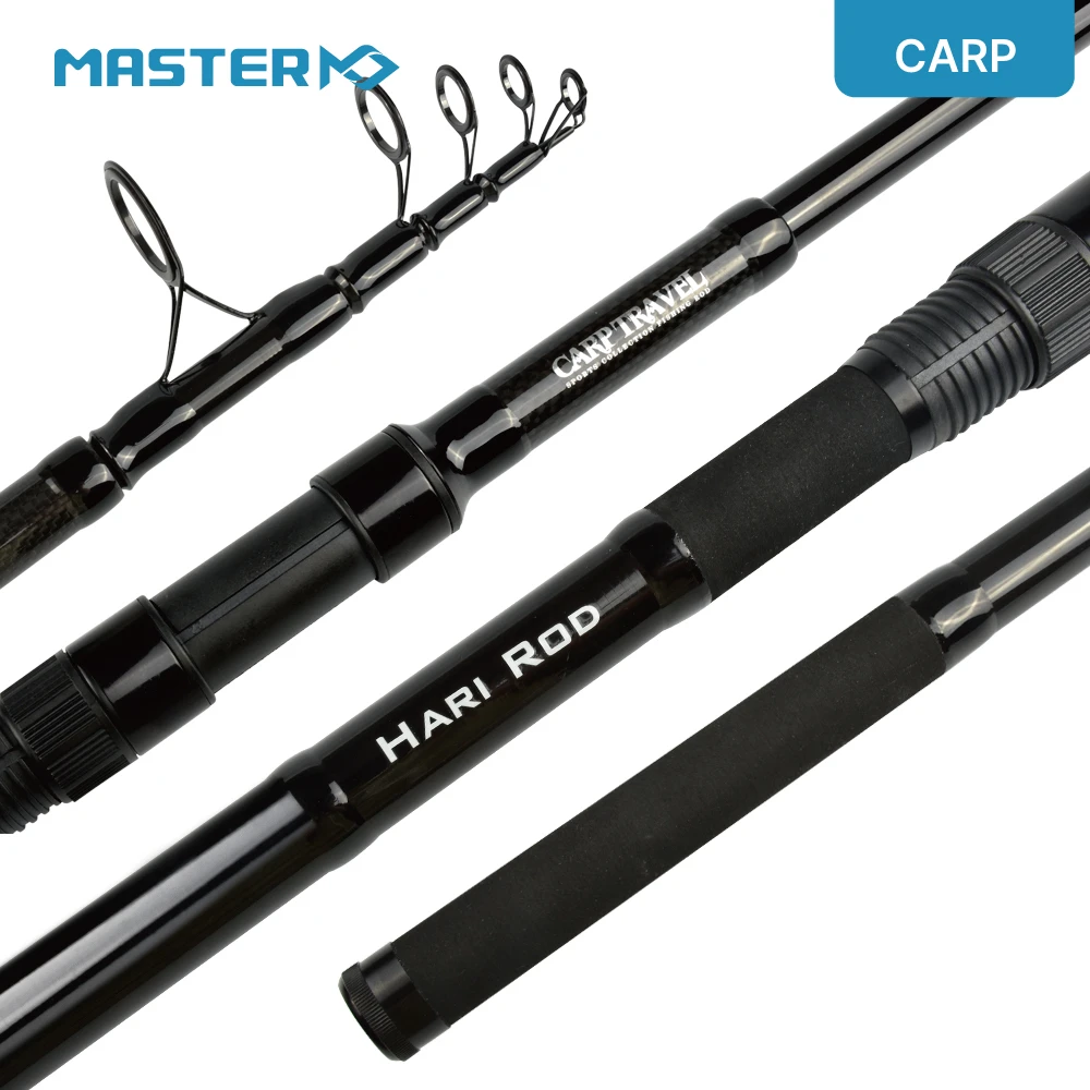 Master Fishing 3.6mm Telescopic Surf Spinning Fishing Rod Carbon Carp