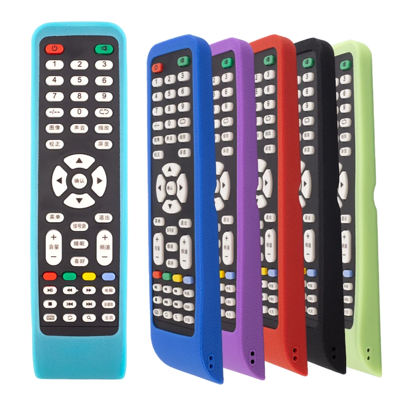 Silicone Protective Case For AOC Smart TV Remote Compare The Remote Control Carefully Before Purchasing silicone remote case silicone remote cover silicone remote sleeve remote controller cover silicone case protector
