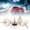 7Pcs Wear Resistant Buffing Wheel Mushroom T-Shaped Wheel Grinding Head Shank Lint Polishing Wheel for Wood Metal Glass 6