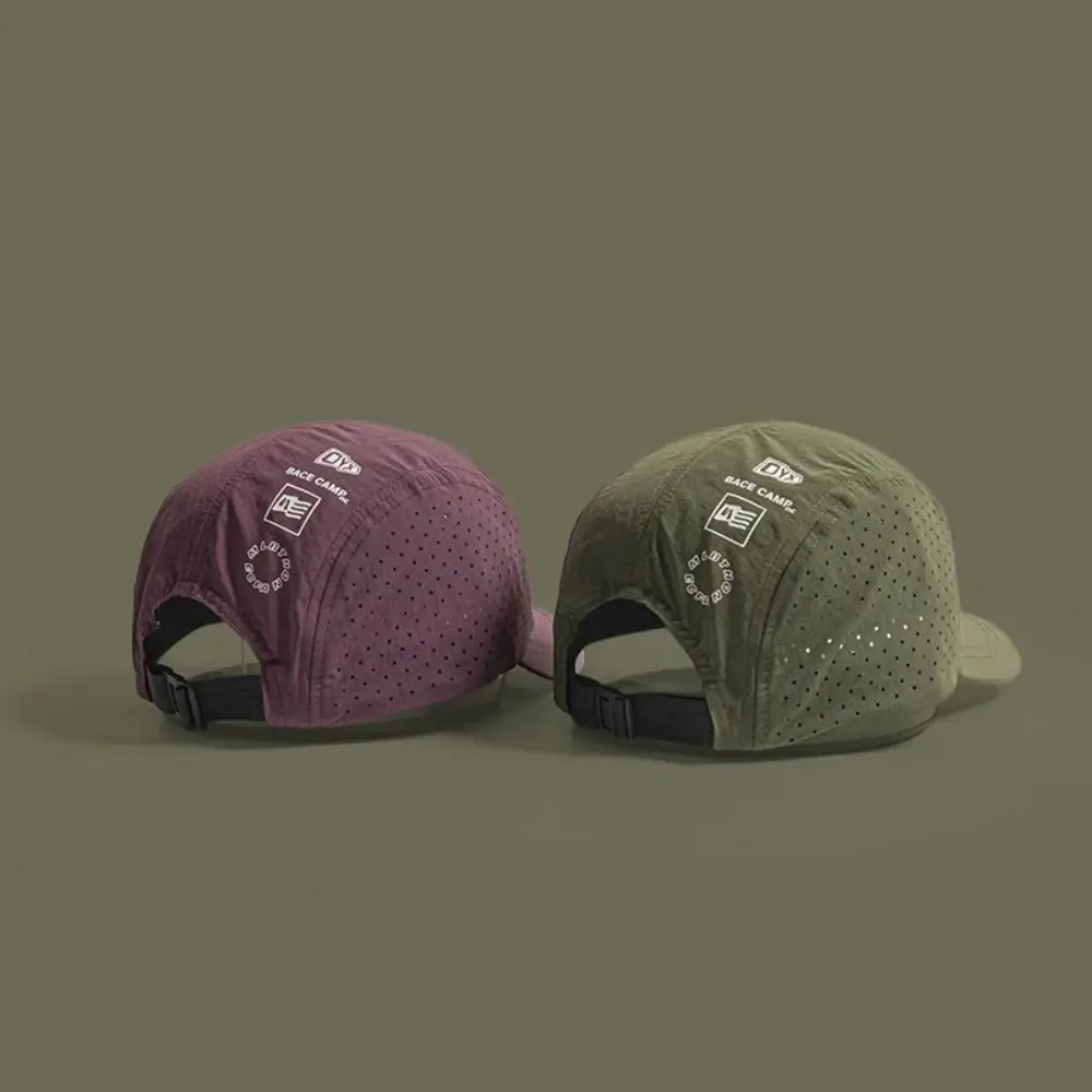 Polyester Baseball Caps Quick Drying Adjustable Hats