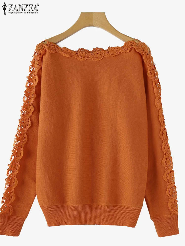 Autumn Sweaters Solid Elegant Pullovers for Women