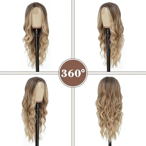 Cosplay Blonde Women's Wigs Ombre Blonde Curly Wig On Clearance Sale Glueless Pink Black Purple Wig Ladies Synthetic Wigund - Image 3