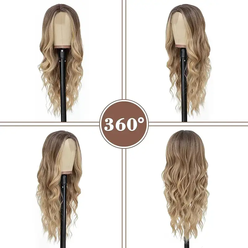 Cosplay Blonde Women's Wigs Ombre Blonde Curly Wig On Clearance Sale Glueless Pink Black Purple Wig Ladies Synthetic Wigund - Image 3