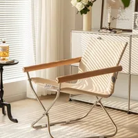 Nap-Ready Folding Lounge Chair Reclining for Office/Home/Balcony Portable Sleeping Chair Foldable Outdoor Camping Chair 2