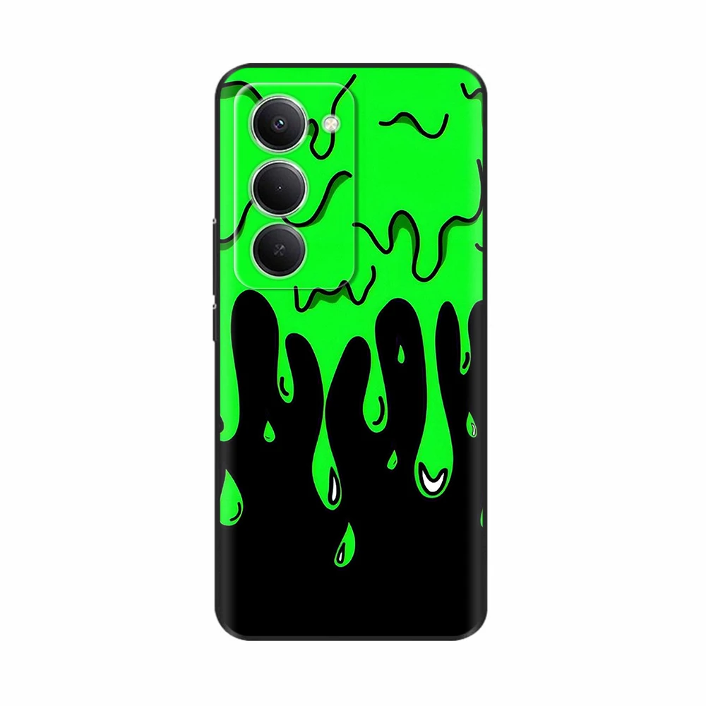 Cute Design Soft Silicone Phone Case - Stylish Painted Back Cover