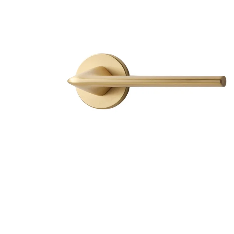 ~Modern Light Luxury Door Locks Indoor Bedroom Silent Magnetic Wood Door Locks Split Household