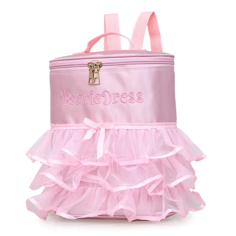 

Детская Балетная сумка для девочек, Танцевальная сумка для балерины для детей, розовый танцевальный рюкзак, сумки для балета для девочек, детский школьный рюкзак