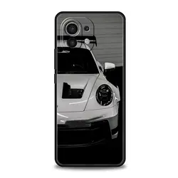 Elegant Black & White Soft Car Phone Case - Versatile Design & Durable Protection - Xiaomi 13T(Pro) (A6)